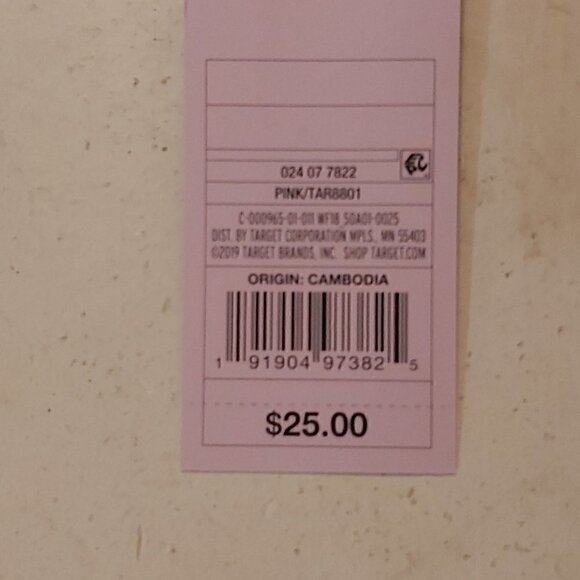 Wild Fable Peach Corduroy Backpack With Beverage Pockets And 2 Small Pockets - Picture 8 of 8